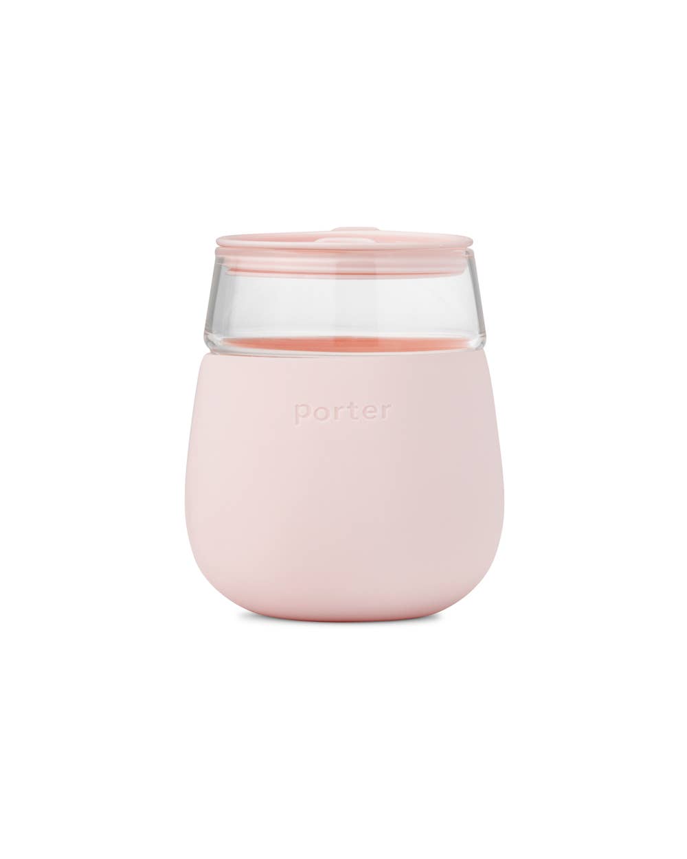 Wine Glass Cup with Silicone Wrap 15 oz: Terrazzo Cream
