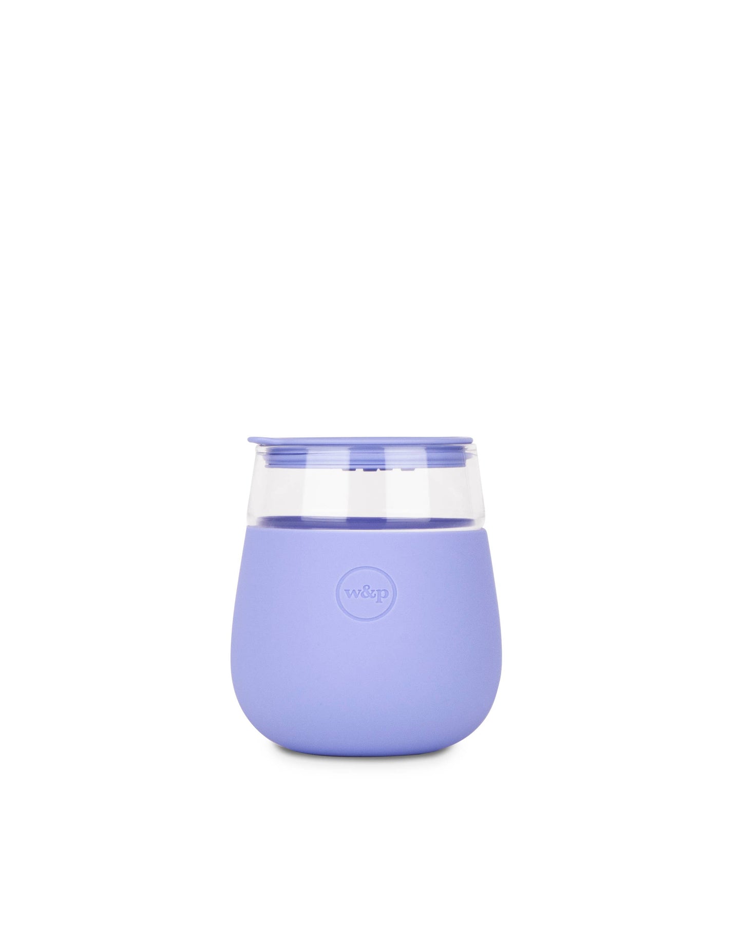 Wine Glass Cup with Silicone Wrap 15 oz: Terrazzo Cream